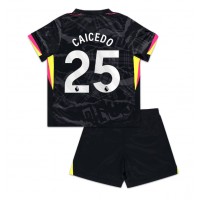 Chelsea Moises Caicedo #25 Replica Third Minikit 2024-25 Short Sleeve (+ pants)